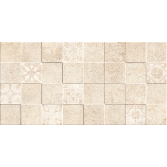 TEXEL CUBIK BEIGE 30x60 ανάγλυφο μπεζ πλακάκι τοίχου stone look